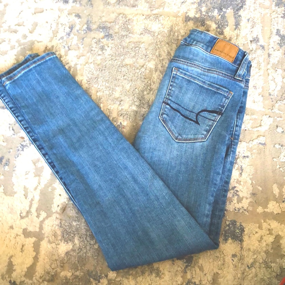 Dark blue skinny jeans